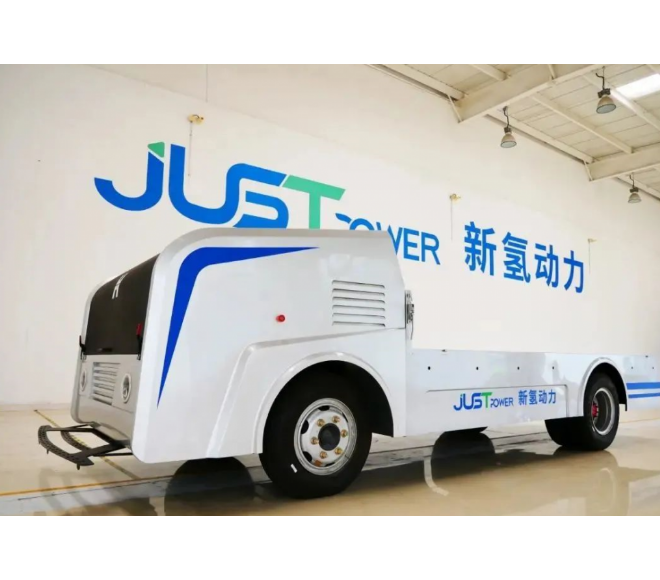 全球首款！新氢动力发布固态储氢燃料电池叉车和5G氢能无人汽车