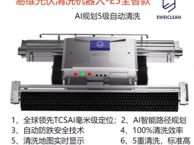 EWEICLEAN易维光伏清洗机器人E5全智款