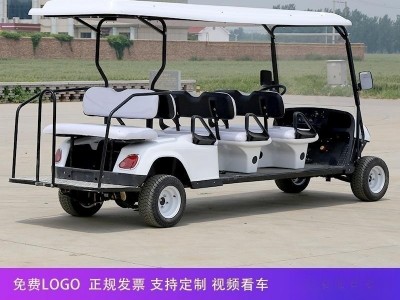 电动高尔夫球车景区游览观光车敞篷旅游巡逻车楼盘物业看房接待车图4